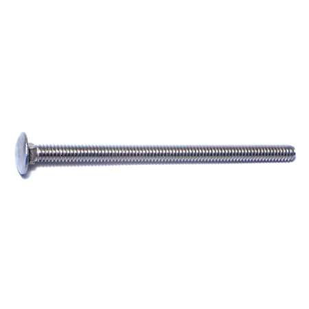 1/4-20 X 4 18-8 Stainless Steel Coarse Thread Carriage Bolts 3PK